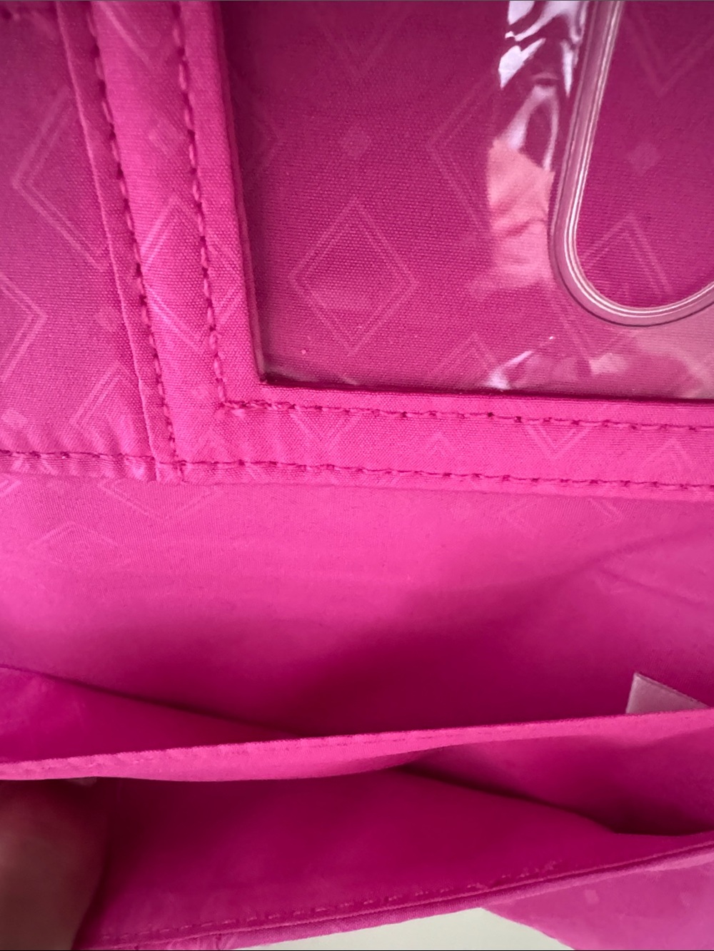 Vera Bradley Navy Wallet with Pink Accent Flamingo Detail - Picture 8 of 11